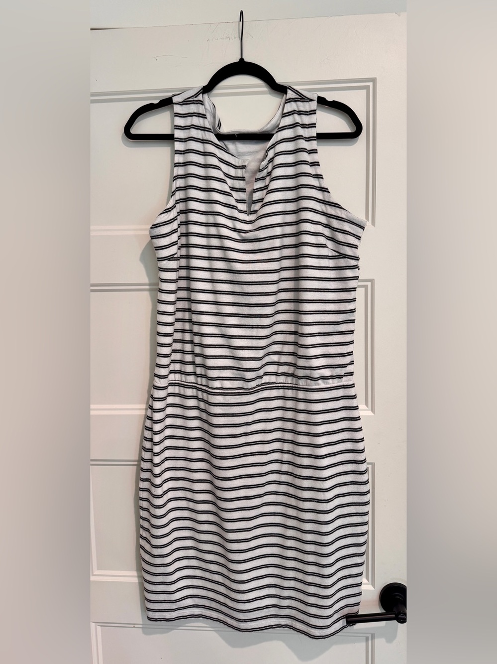 Athleta Dress Striped Sleeveless Size Large Women Day